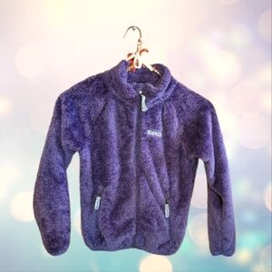 Bench Purple Fuzzy Zippered Jacket